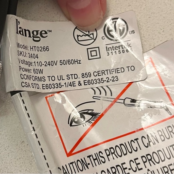 ✨L'ange Le Curl Titanium Curling Wand ✨Professional Curling Wand, Blush 1.25" - Picture 2 of 4